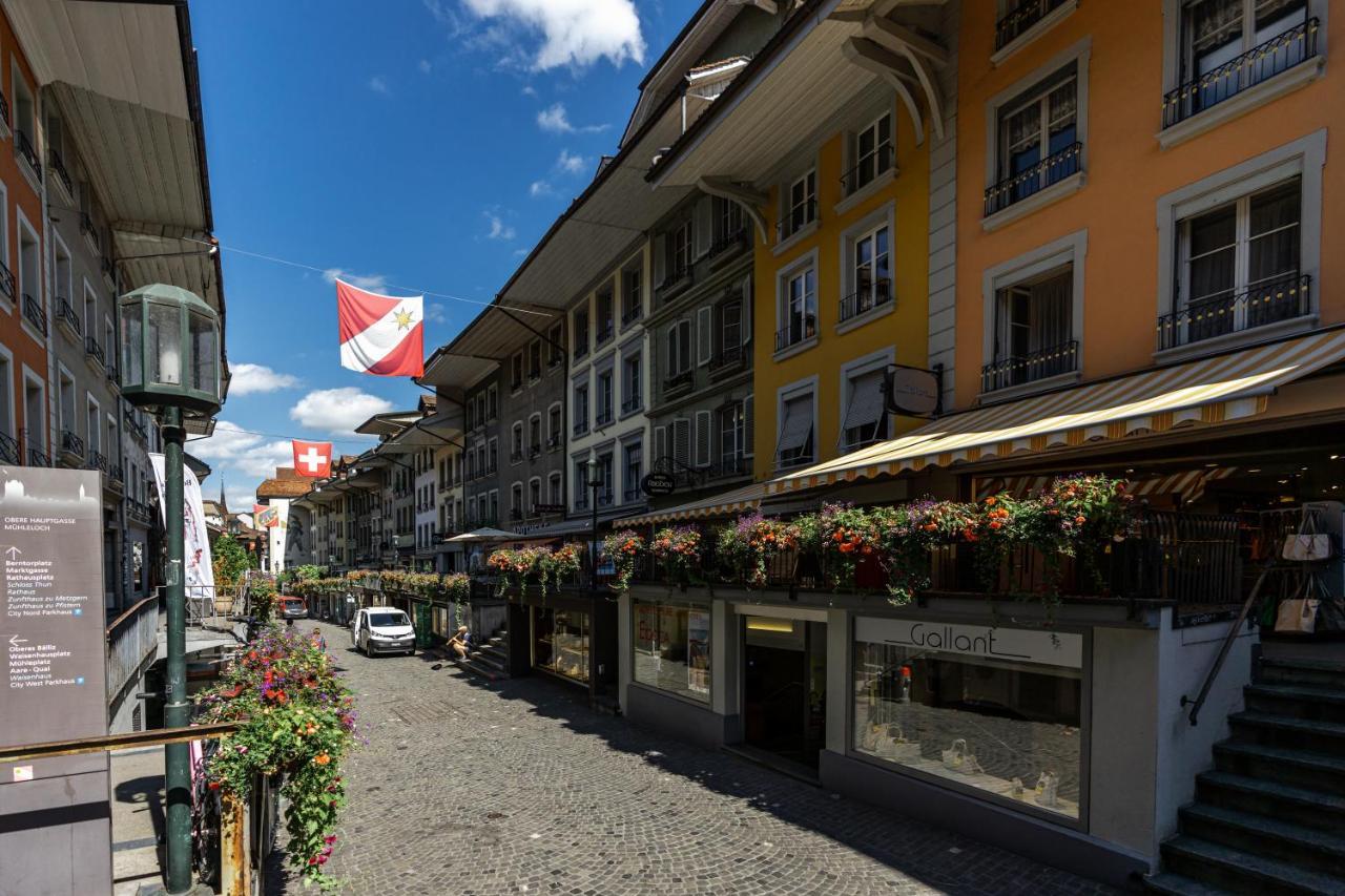 Old Town Apt In The Heart Of Thun With Garden Exterior photo